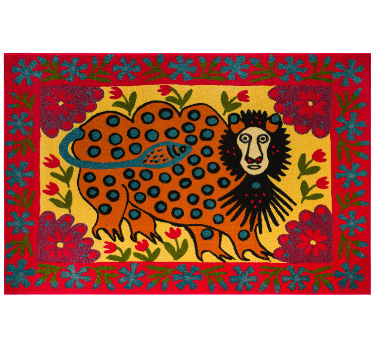 Килим «Звір Поліський» (Марія Примаченко, 1960-ті роки)2
